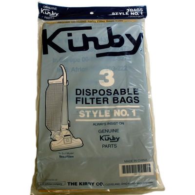 Bags, Paper, Type 1, 3 Pack, For Kirby  Tradition 3CB