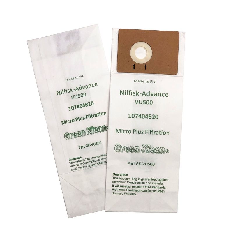 Bags, Paper, 10 Pack, For GK Advance VU500