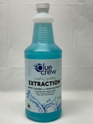 Shampoo, Carpet Blue Crew Carpet Extraction Shampoo 1qt.