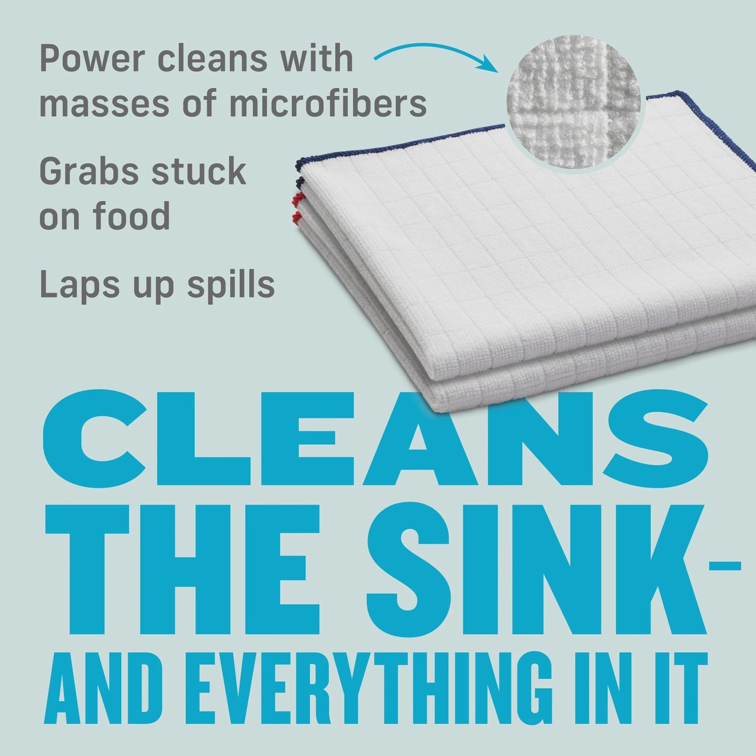 E-Cloth Wash & Wipe Dish Cloths - 2 Pack