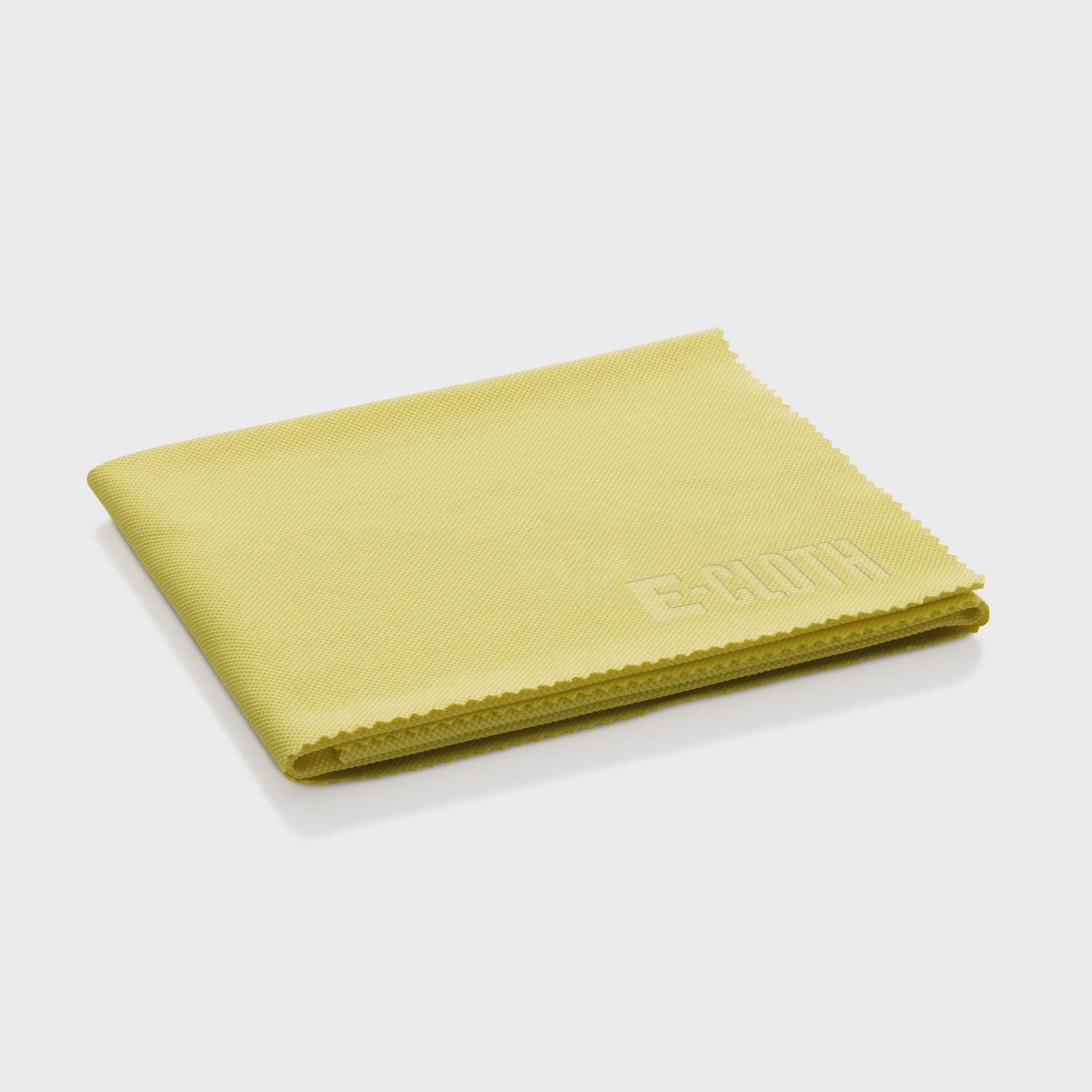 Glass &amp; Polishing Cloth, Colour: Daffodil Yellow