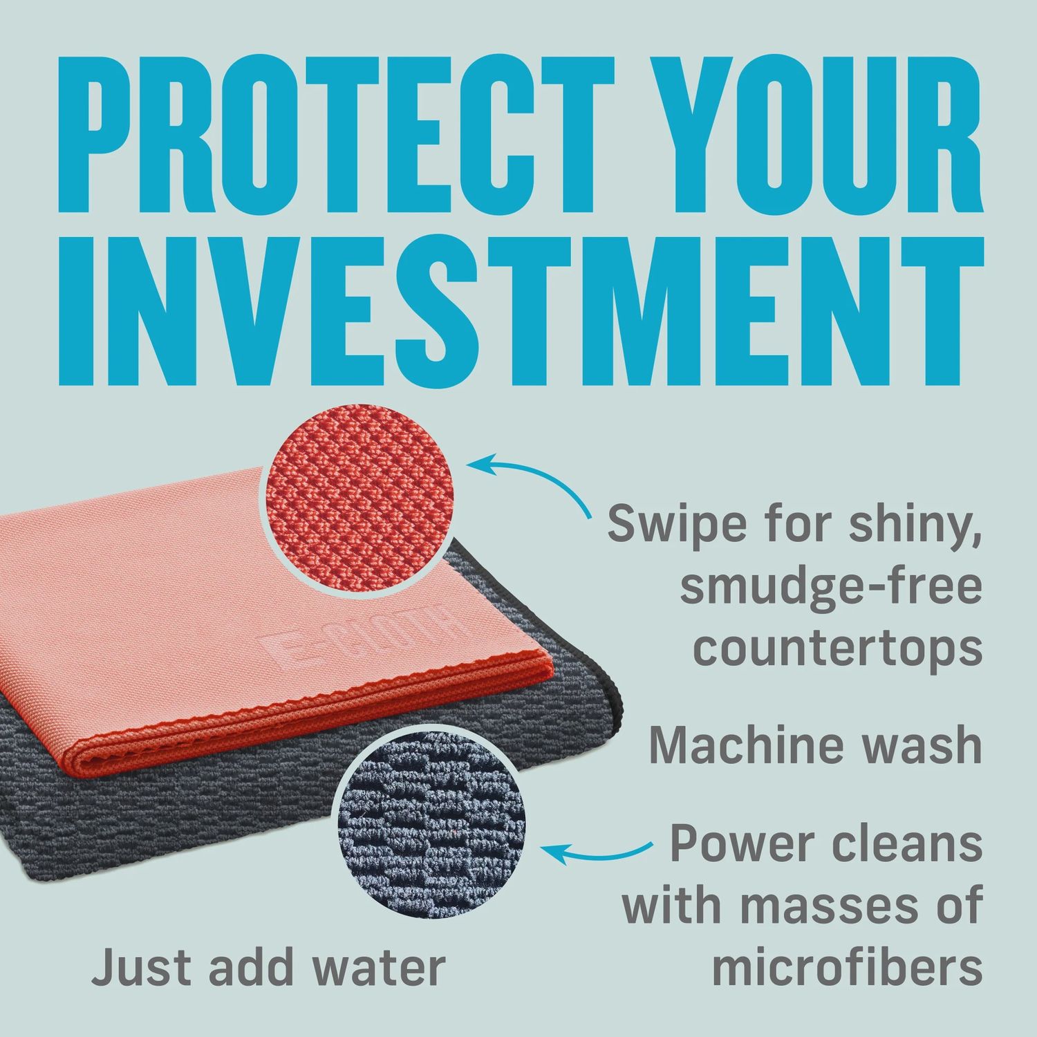 E-Cloth Granite & Stone Cleaning Cloth Kit - 2 PC