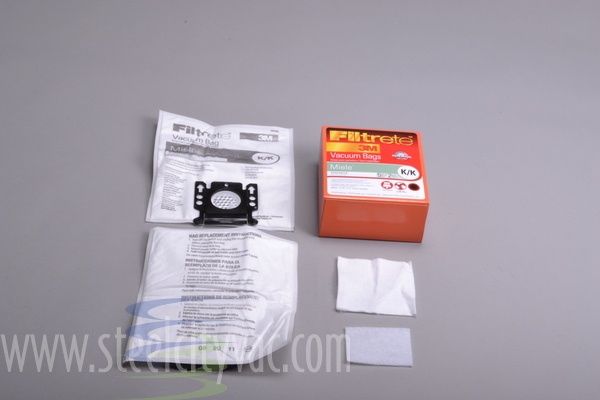 Bags, Cloth, Type KK, 5 Pack With 2 Filters, For Miele Generic