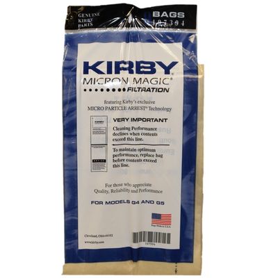 Bags, Paper, Twist Lock, 9 Pack, For Kirby G4/G5