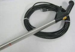 Handle with Cord Tube and Switch (gray black/yellow) Sebo X Series