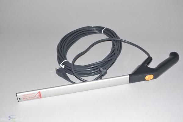 Handle with Cord Tube and Switch (gray black/yellow) Sebo X Series