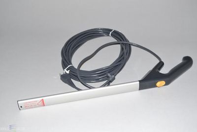 Handle with Cord Tube and Switch (gray black/yellow) Sebo X Series