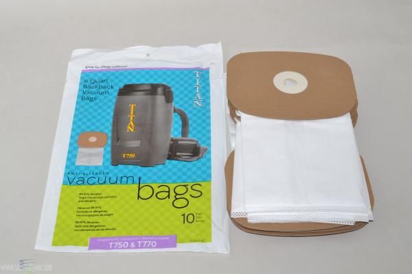 Bags, Cloth, For Titan T750 Backpack Commercial Vacuum 10 pack