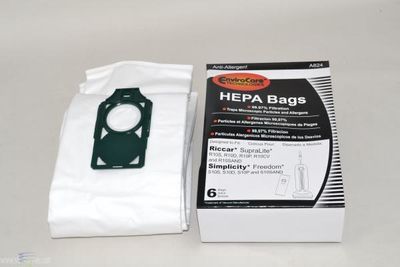Bags, Cloth, For Riccar R10 Series, Simplicity S10 Series With Hardshell Bag