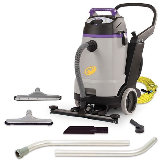 ProTeam ProGuard 20 Gal. Commercial Wet/Dry Vacuum With Tool Kit &amp; Front Mount Squeegee 107360