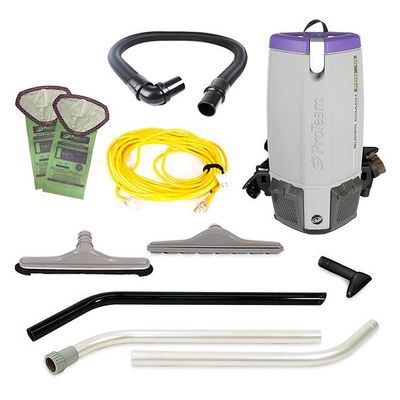ProTeam Super Coach Pro 10, 10 qt. Backpack Vacuum With Remediation Tool Kit 107468