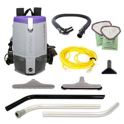 ProTeam Super Coach Pro 6, 6 qt. Backpack Vacuum With Remediation Tool Kit 107467
