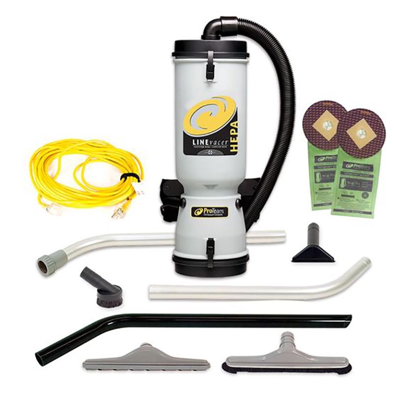 Proteam Linevacer Hepa 10 Qt. Backpack 1 1/2&quot; TOOLS 107471