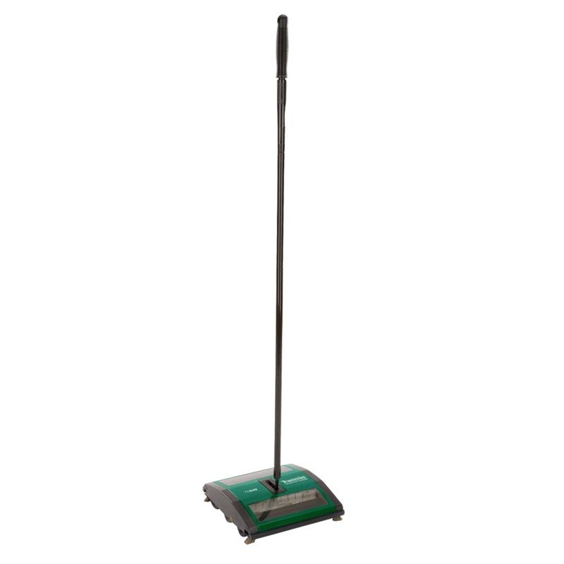 Bissell Push Commercial Sweeper 9-1/2&quot; W/2 Rubber Brushes52321