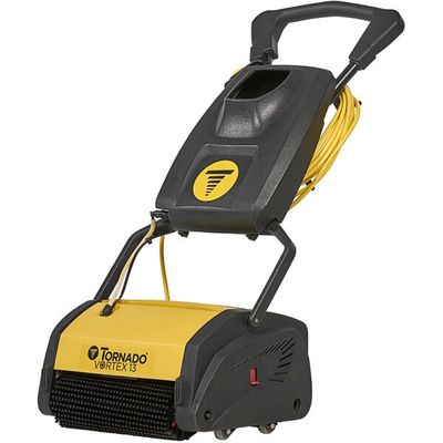 Tornado Vortex 13 13&quot; Corded Walk Behind Cylindrical Floor Scrubber 1 gallon TS050-W13-U