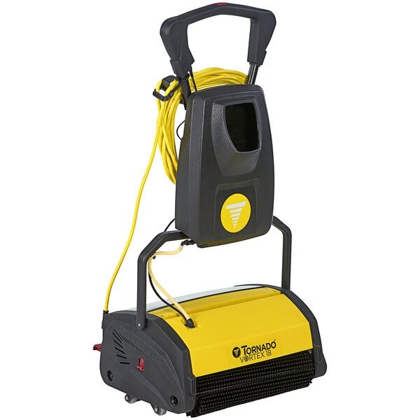 Tornado Vortex 18 18&quot; Corded Walk Behind Cylindrical Floor Scrubber 1 gallon TS050-W18-U