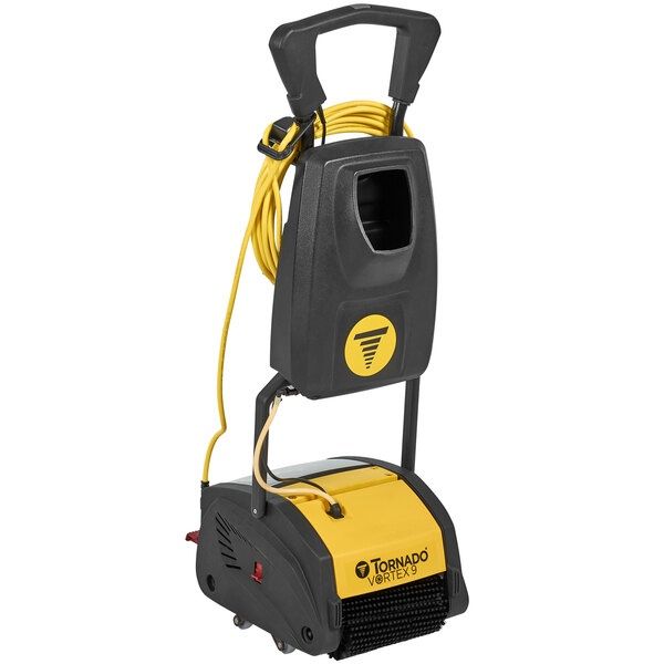 Tornado Vortex 9 9&quot; Corded Walk Behind Cylindrical Floor Scrubber 1 gallon TS050-W09-U