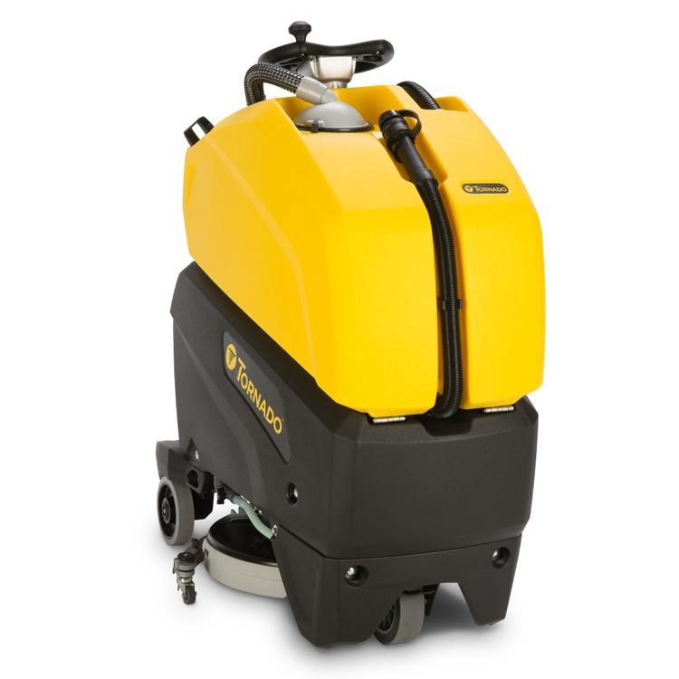 Tornado 20 inch Cordless Ride-On Floor Scrubber 21 gallon with TPPL Batteries TS120-S59-UE