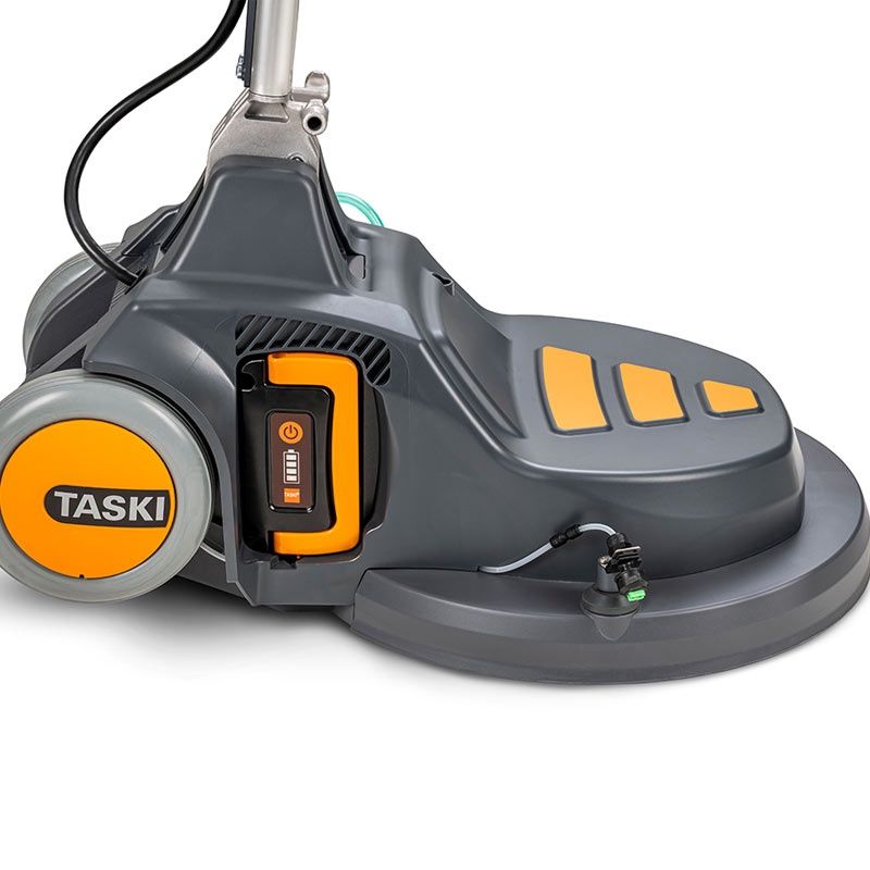 Taski Ergodisc FLEXX 43 Cordless Floor Care Solutions Kit (2-Battery) +10KG 17in Floor Machine 9293303