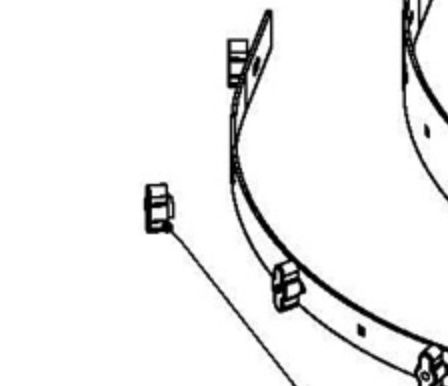 Knob, Nut For Squeegee Assembly For NSS Wrangler 1503AB