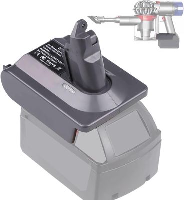 Adapter, Milwaukee M18 Battery Adapter For Dyson V6, SV03, SV04, SV09, DC62, DC59