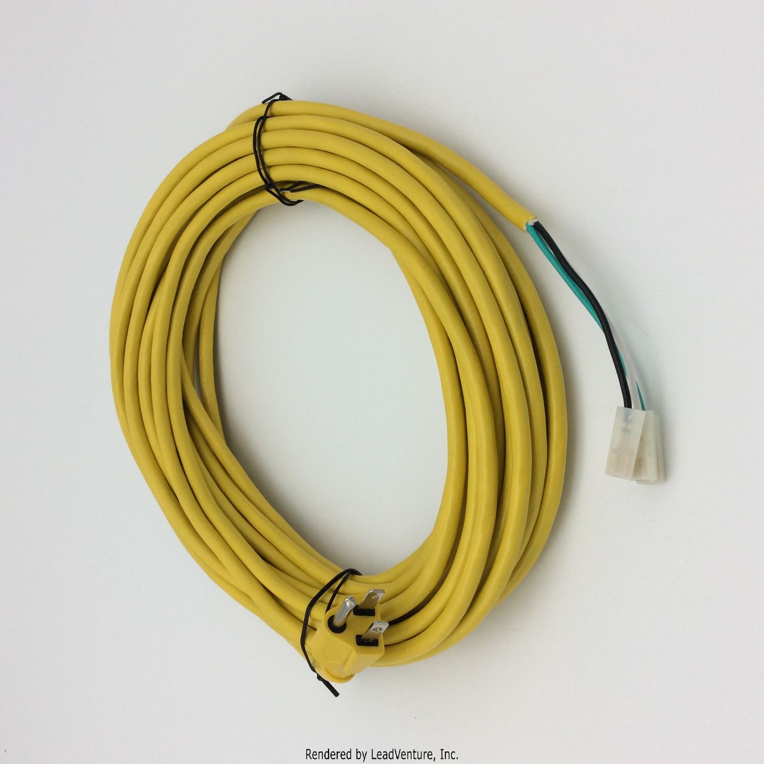 Cord, 40ft, Yellow, 18/3, For CleanMax Champ CMP-5T, Tornado CV 38/2, CV 48/2, CV 30/1, CV 38/1