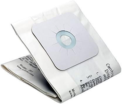 Bags, Paper, 8 Gallon, 3 Pack, For NuTone CV450, CV750, CV850, CVX850 Central Vacuum System