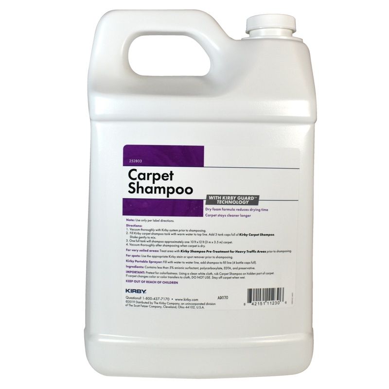 Cleaner, Carpet Shampoo Fragrance Free Allergen Gal 4