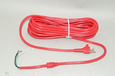 Cord, 3-Wire, Red, 35&#39;, For Oreck Type 6/7 With Strain Relief
