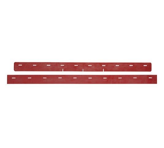 Squeegee, Kit, Gum Rubber, Rear Set, For Tennant CS5 Floor Scrubber