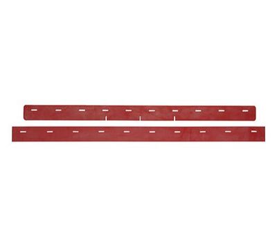 Squeegee, Kit, Gum Rubber, Rear Set, For Tennant CS5 Floor Scrubber