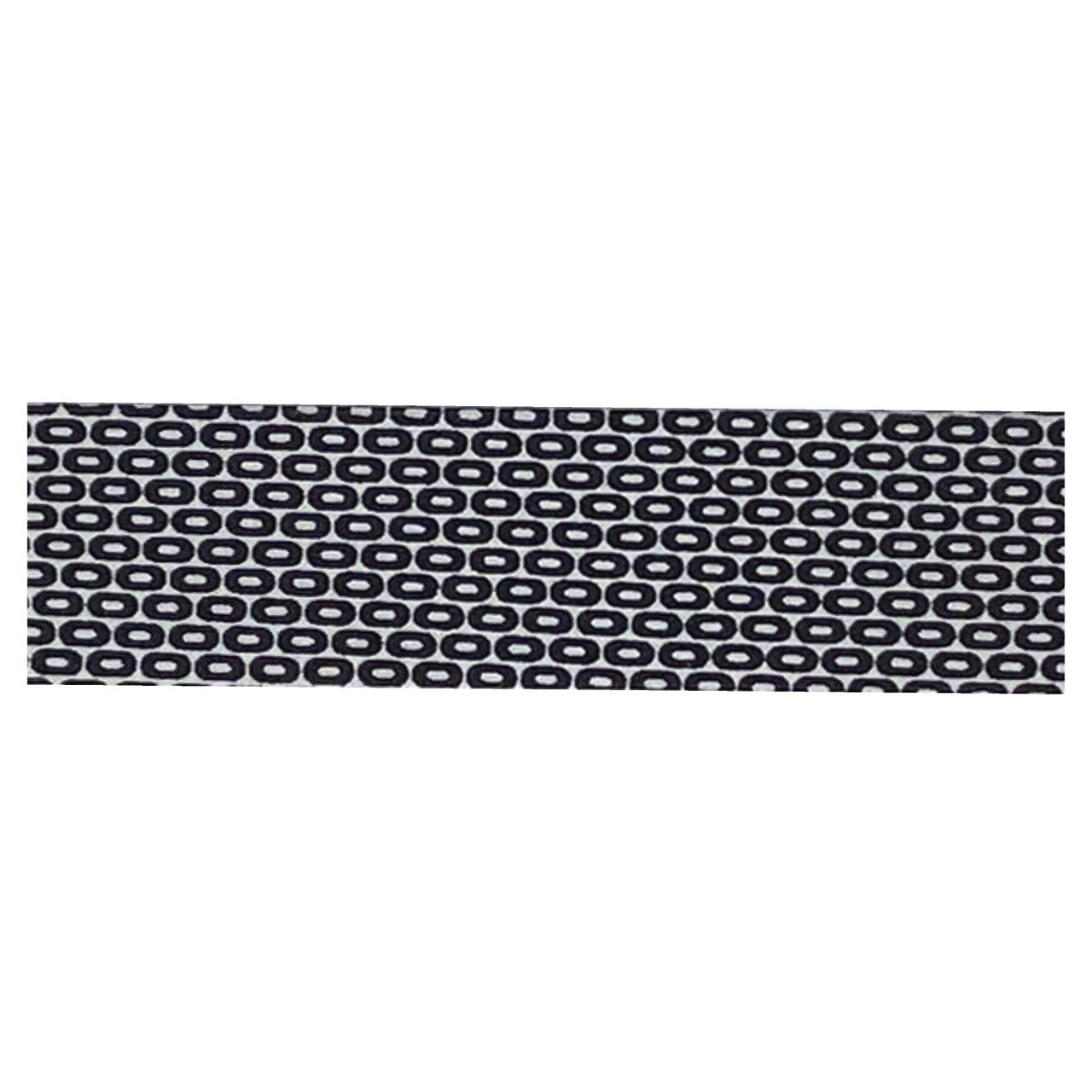 SEBO AIRBELT Replacement Textile - E series, black (black/silver, ovals)