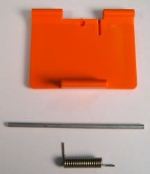 Access Door With Axel &amp; Spring (Orange) For Sebo Automatic X, Windsor SR15