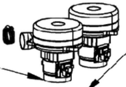 Motor, Vacuum Motor,, For Tornado 10 &amp; 13 Gallon Extractors