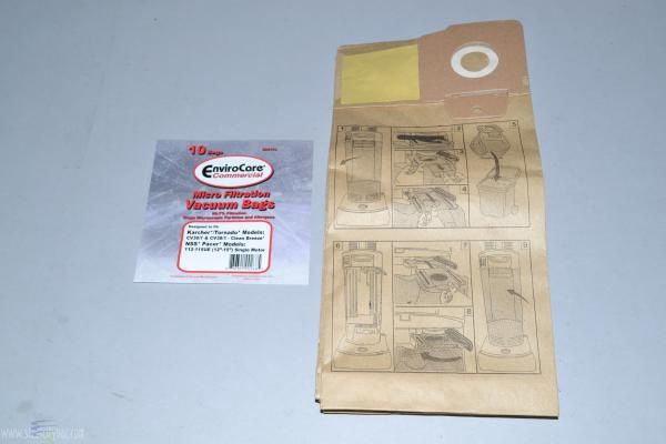 Bags, Paper, 10 Pack, For CleanMax Champ, Tornado CV30, CV38 Generic