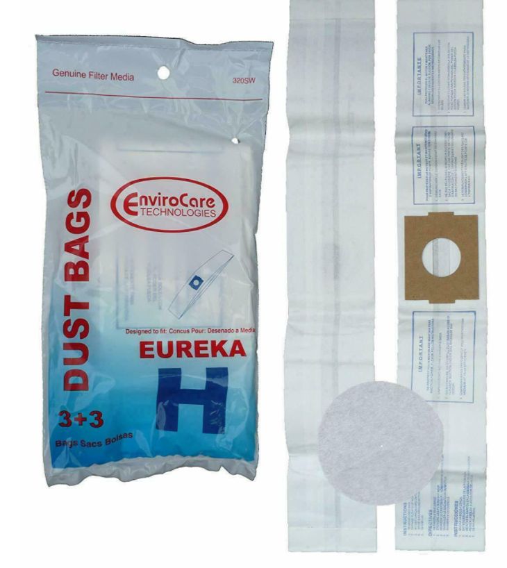 Bags, Paper, Type H, 3 pack, For Hoover Celebrity Canister, Generic