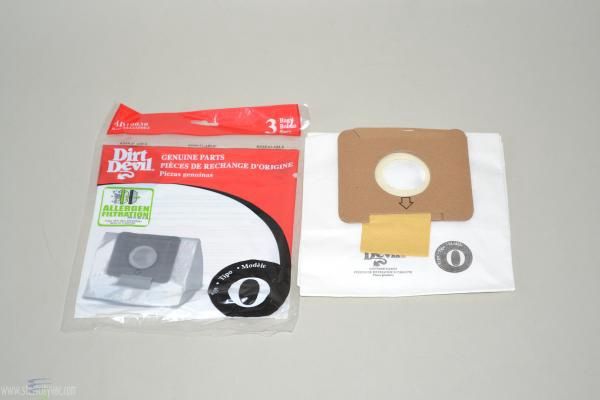 Bags, Paper, Type O, 3 Pack, For Dirt Devil SD30040, Genuine