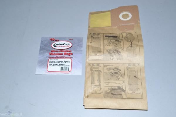 Bags, Paper, 10 pack, For CleanMax Champ, Tornado CV/CVD 30, 38, 48, 12 &amp; 15 Models, Generic