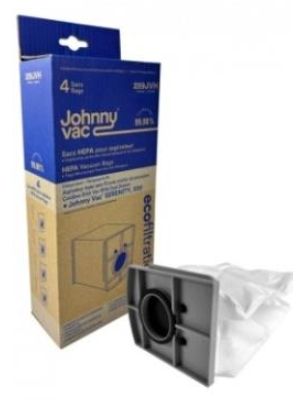 Bag, Cloth, 4 Pack, For Johnny Vac Serenity Stick Vac