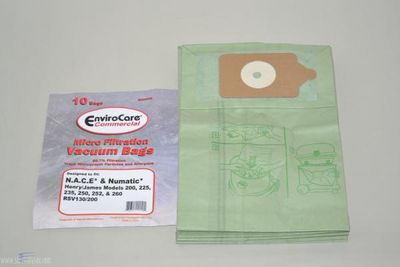 Bags, Paper, 10 Pack, For Nacecare, Numatic, Henry, James, Generic