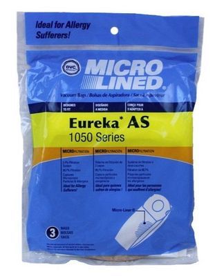 Bags, Paper, Type AS, 3 Pack, For Eureka, Electrolux, Generic