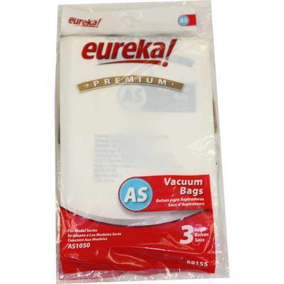 Bags, Paper, Type AS, 3 Pack, For Eureka, Electrolux, Genuine