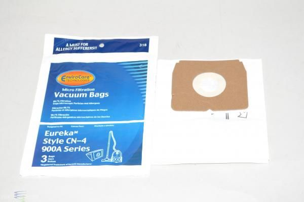 Bags, Paper, Type CN-4, 3 Pack, For Eureka 900A, Generic
