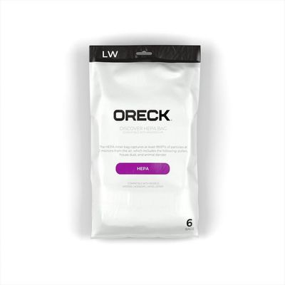 Bags, Cloth, Type LW, 6 Pack, For Oreck Magnesium, Genuine