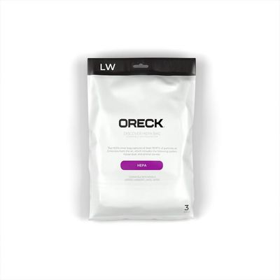 Bags, Cloth, Type LW, 3 Pack, For Oreck Magnesium, Genuine
