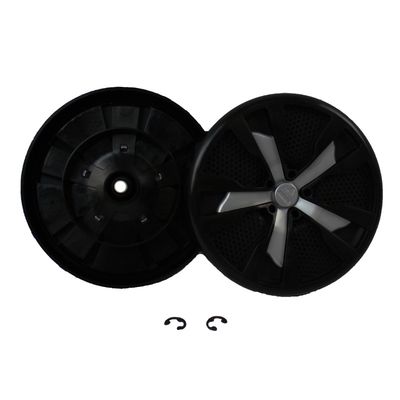 Wheel, Kit, With E-Clips, Axels, &amp; Both Wheels, For Bissell Pro Heat 1548