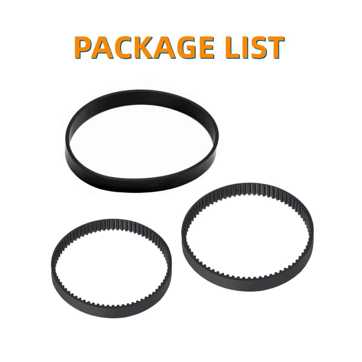 Belt, Kit, Includes Stretch & Toothed Belts, For Bissell 1548, 1550 Model Series