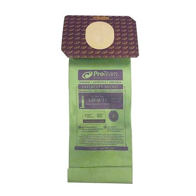 Bags, Paper, Type U, 10 Pack, For ProTeam ProForce 1200XP, 1500XP, Extreme, Intercept, Micro, ProLux, Electrolux Discovery 1, 2, 3, Eureka, Sanitaire SC6600A, Genuine