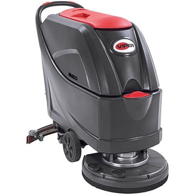 Viper 56384813 AS5160T 20&quot; Cordless Walk Behind Disc Floor Scrubber with Traction Drive - 16 Gallon