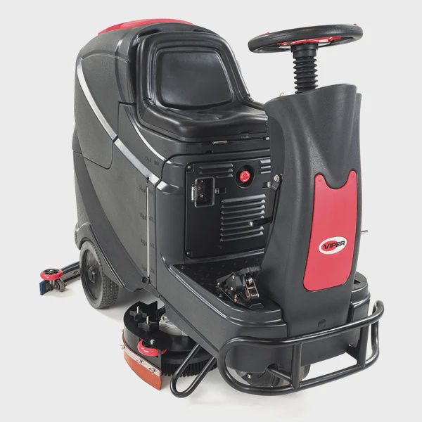 VIPER 50000318 AS710R: 28&quot;, 31-GAL, RIDE-ON SCRUBBER, PAD DRIVERS, 37&quot; SQUEEGEE ASSEMBLY, O/B CHARGER, 245 A/H AGM BATTERIES, SCRUBBER